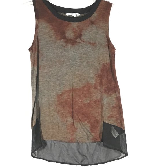 Adrienne Vittadini Tops - Adrienne Vittadini Custom Shirt Acid Wash Tie Dye